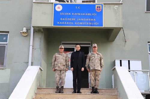  Kaymakamımız ve Belediye Başkan Vekilimiz Sayın Hasan UĞUZ, Bağdere Jandarma Karakol Komutanlığını ziyaret etti
